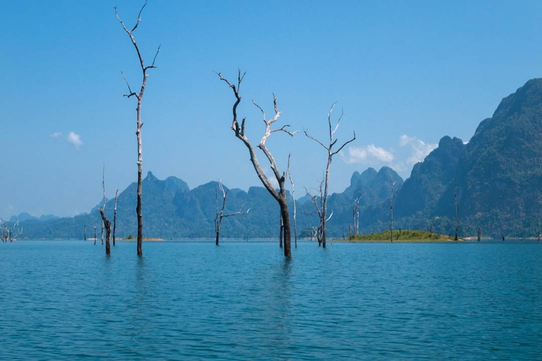 Cheow Lan Lake Day Tourfloating-bungalowsKhao Sok overview