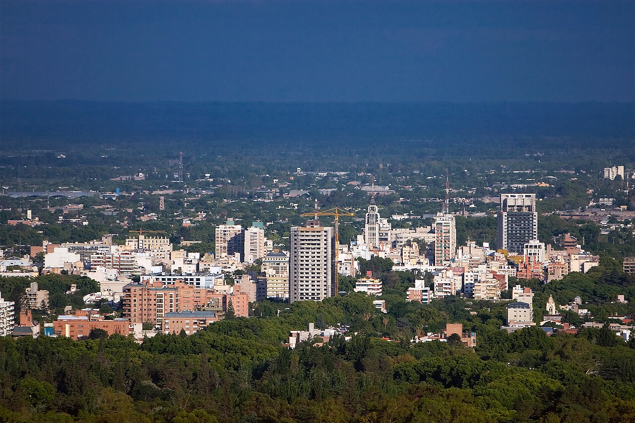 Downtown Mendoza, Argentina skyline